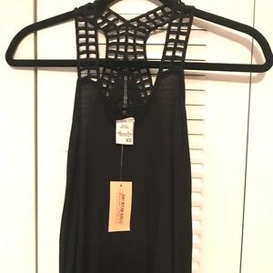 Black tank top